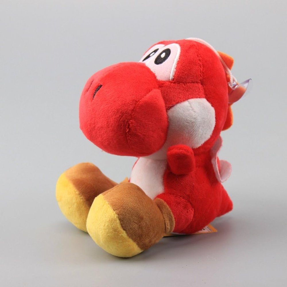 Yoshi Red Plush 6 Inch Suction Cup Character Plush - Picture 2 of 3